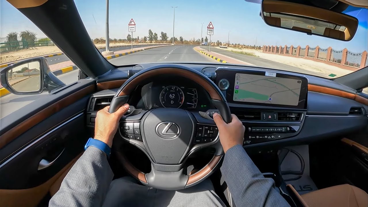 2025 لكزس ES350 تجربة قيادة من منظور السائق POV | مفهوم السيدان العملي والأنيق