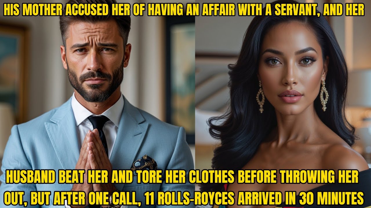Her Billionaire Husband Shamed Her—But 30 Minutes After One Phone Call, 11 Rolls-Royces Pulled Up