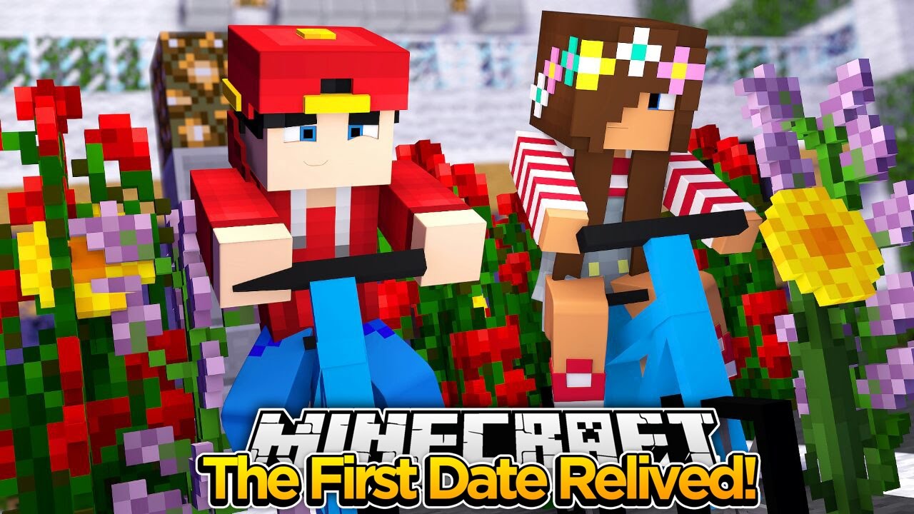 Minecraft Adventure - ROPO & ALLY RE-LIVE THEIR FIRST DATE!!