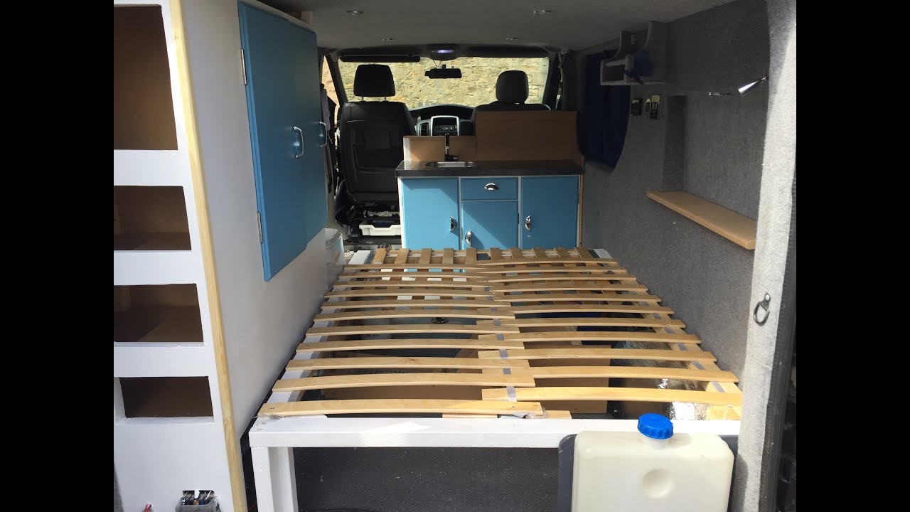 Vauxhall vivaro self build camper van - full refurbishment and rebuild