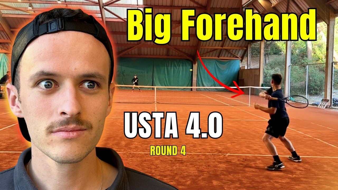 Pure WHIP Power with his Forehand - Road to UTR 8 - vs Evan