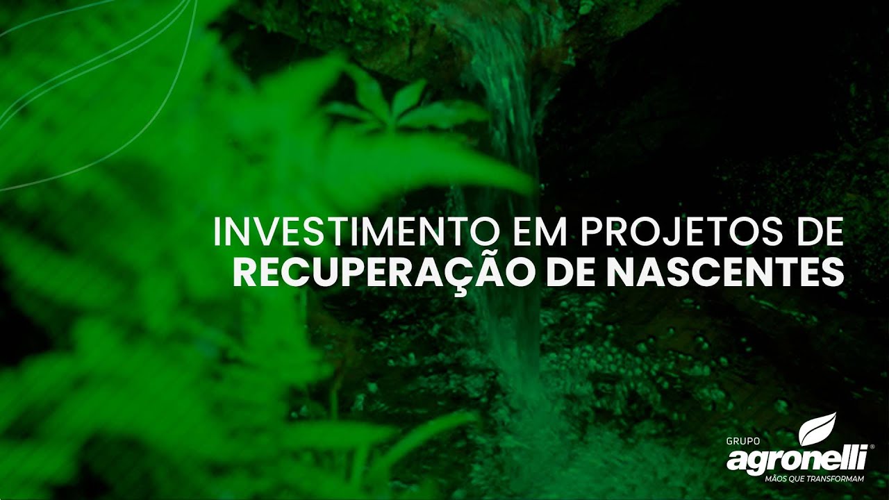 Investimento em Projeto de Recuperação de Nascentes no Triângulo Mineiro #grupoagronelli