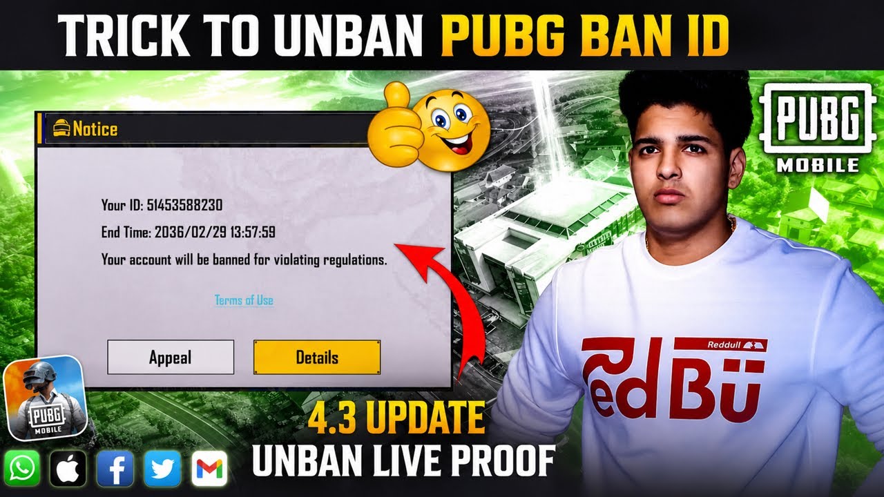 How To UNBAN PUBG MOBILE Account | How To Unban PUBG Account 10 Years Ban