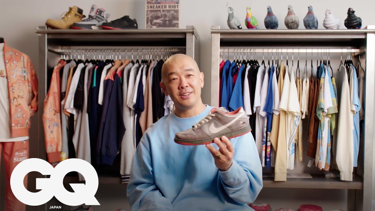 伝説の「ピジョンダンク」の生みの親、ジェフ・ステイプルがスニーカーコレクションを披露！ | My Life In Sneakers | GQ JAPAN