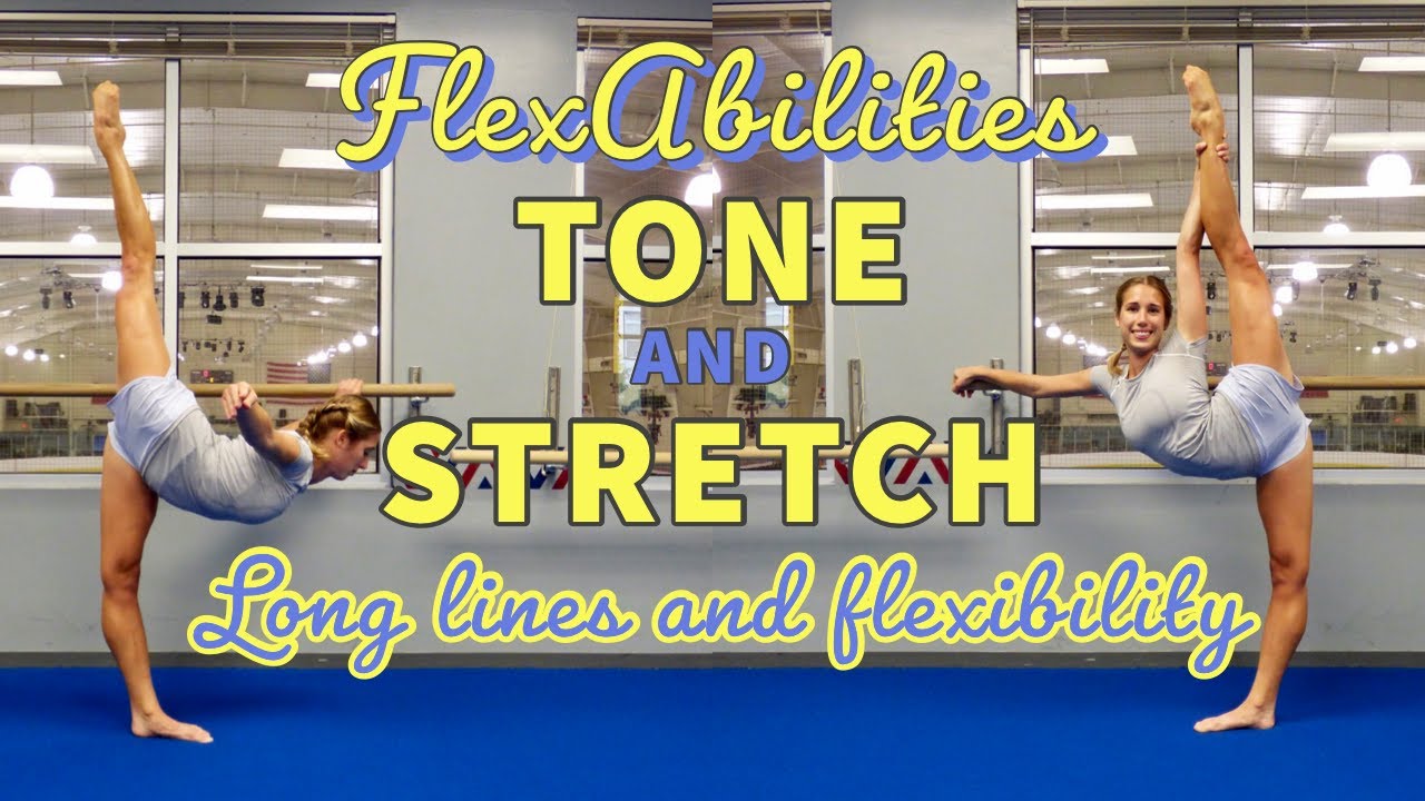 IMPROVE your FLEXIBILITY & LINES | Stretch + Toning Exercises