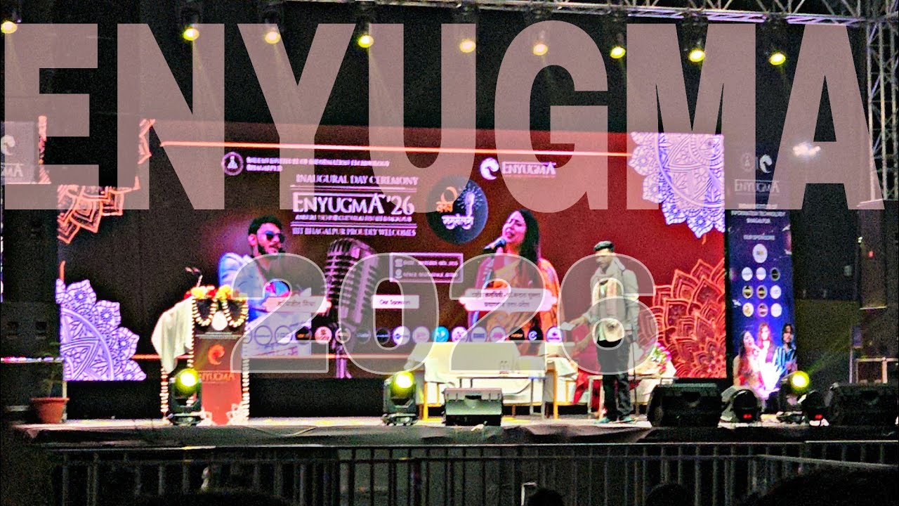 कवि सम्मेलन at IIIT Bhagalpur | Enyugma 2026 Day - 2 | IIIT BH tecnho - cultural fest 🔥