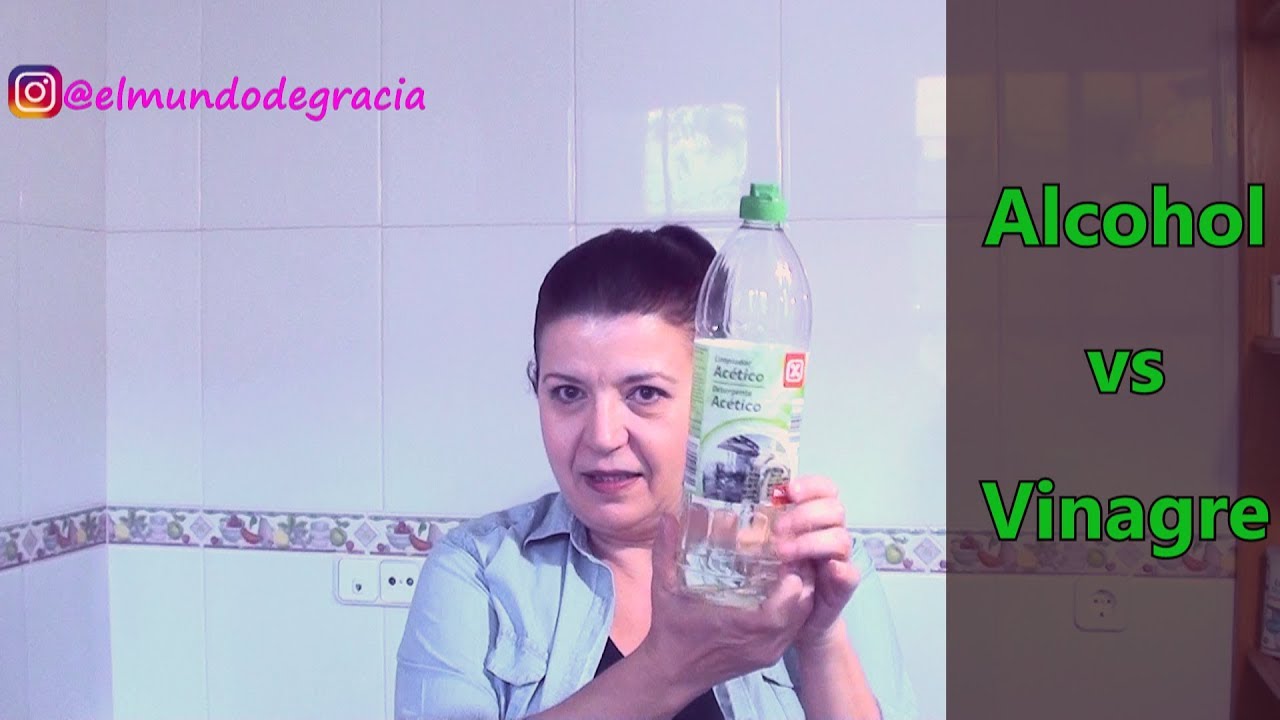 COMO LIMPIAR AZULEJOS, comparando alcohol y vinagre de limpieza | El mundo de Gracia