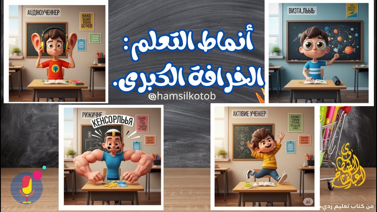 أنماط التعلم : الخرافة الكبرى..