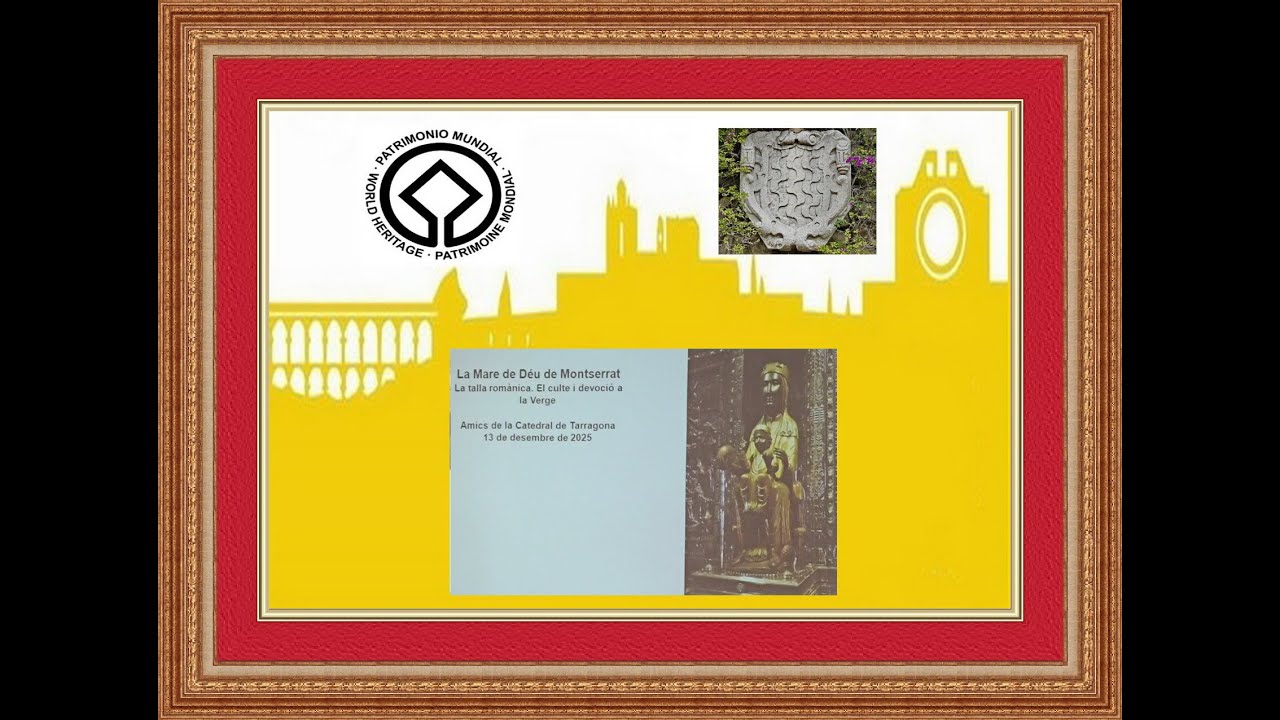 La talla romànica de la Mare de Déu de Montserrat. Casa dels Concilis. Tarragona 13 12 2025