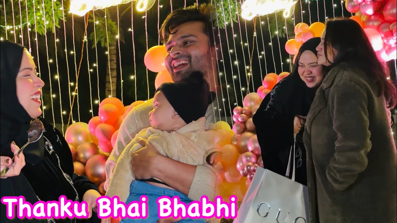 My 1st Birthday with my Baby❤️🤲🏻 | Bhai Bhabhi ne Diya bohot expensive Gift 🥹 | Ibrahim Family vlog