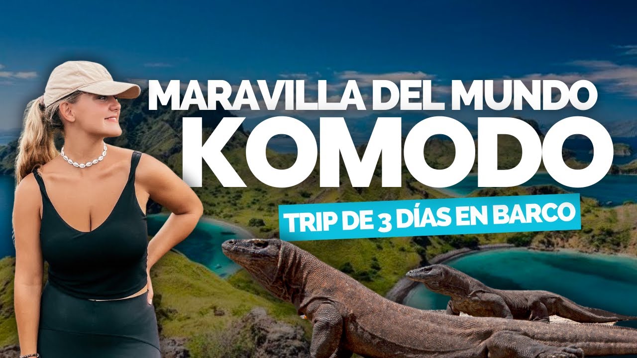 ISLA KOMODO🏝️ Tour en barco de 3 días⛵ [Playa rosa, dragones, mantarrayas]