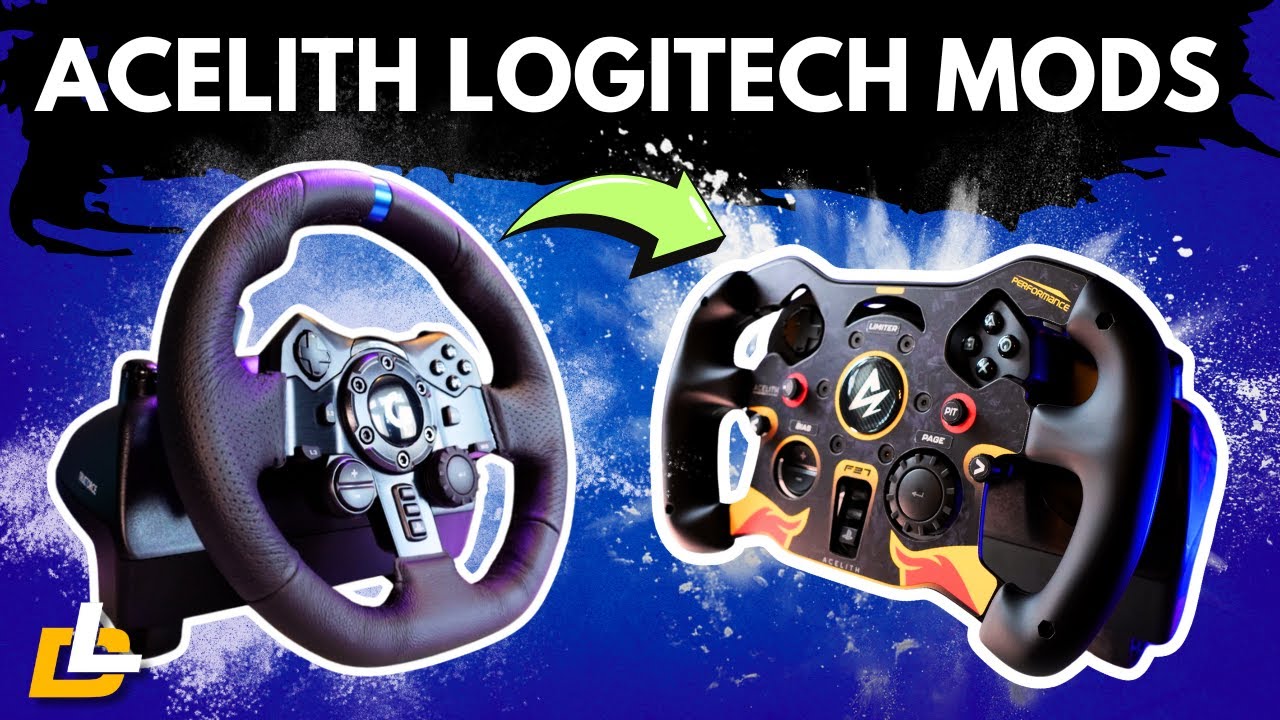 Trying Acelith Mods For Logitech Wheels - Logitech G29 G920 and G923