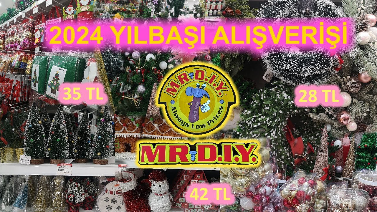 Yılbaşı Alışverişi | MR D.I.Y Yılbaşı Ürünleri ve Fiyatları |Yılbaşı Ağacı ve Süsleri   🎅🎄⛄︎🎁