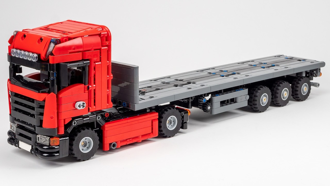 LEGO Technic Euro-Truck with Steering Axle Trailer