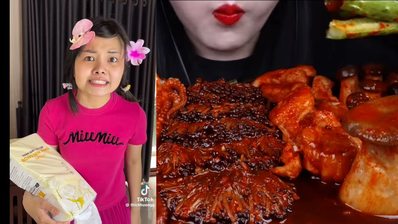 🥣Mukbang🍡||cre:Thích Hương🌷