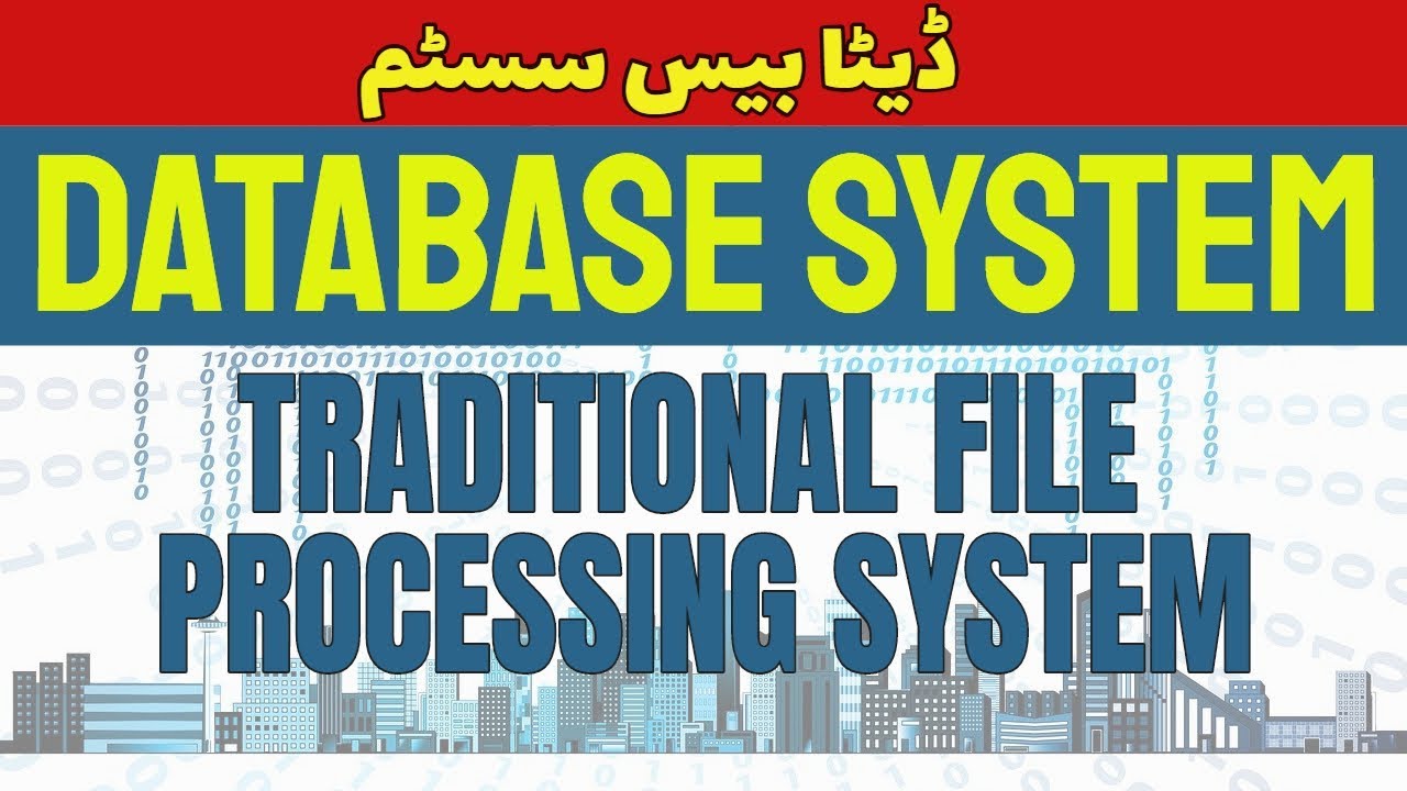 Traditional File Processing System (Urdu/Hindi)