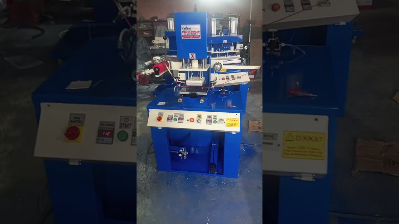Kurdale üzerine Yaldız Baskı Makinesi Tam Otomatik Desen Ve İsim Baskı Makinesi Akyol Makine Sanayi