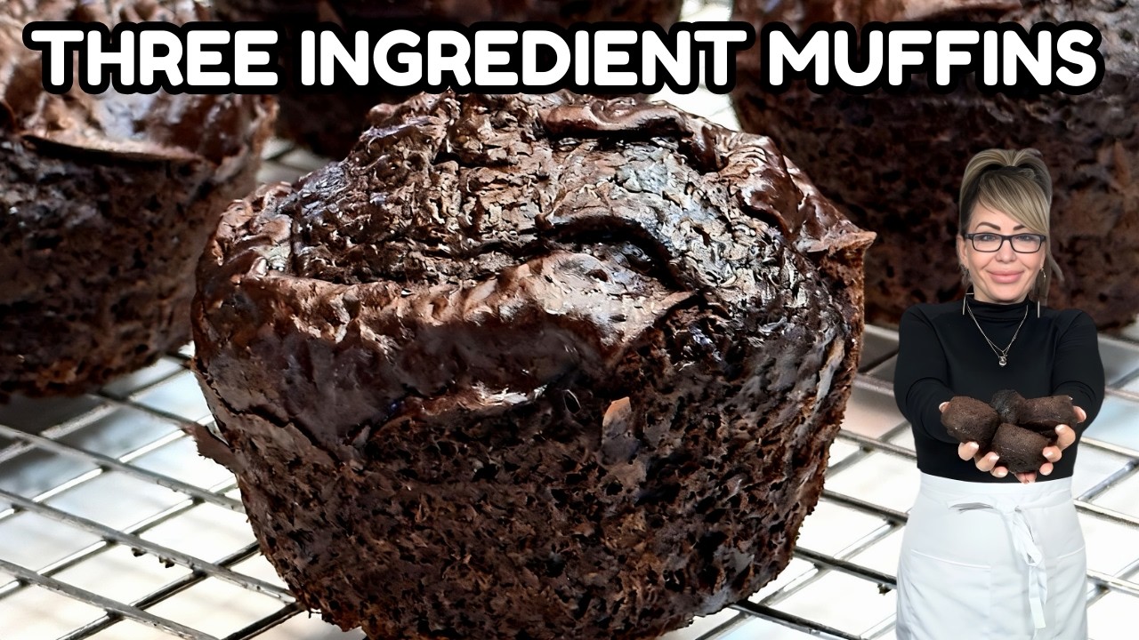 Keto Triple Chocolate Muffins | 0 Net Carbs, High Protein