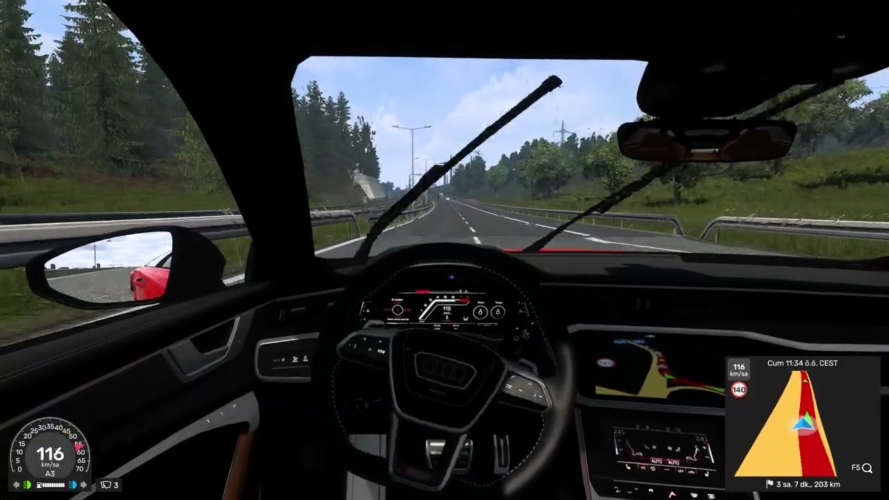 ETS 2 AUDİ RS 6 AVANT C8 2020 1.58