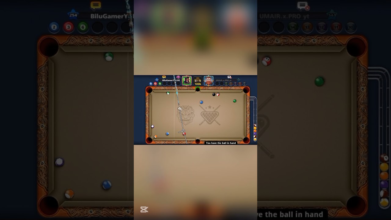 8 Ball Pool Epic Indirect Clearance and Trickshot #8ballpool #epicgame #8ballpooltrickshots #shorts