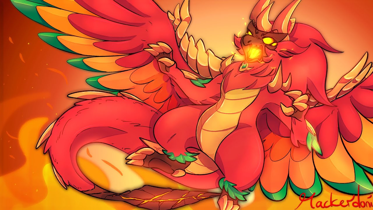 the air is getting warmer around you (yharon speedpaint)