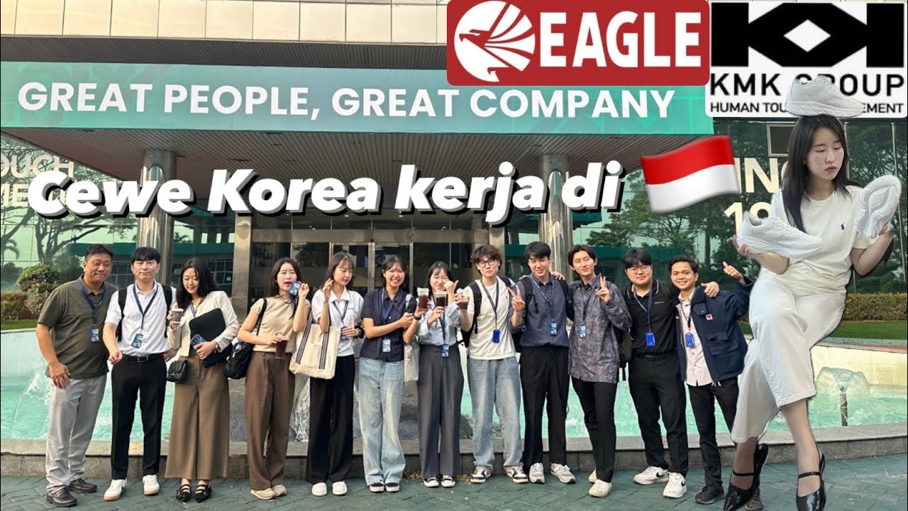 PEMUDA KOREA KAGUM dengan KMK EAGLE, BRAND LOCAL INDONESIA🇮🇩