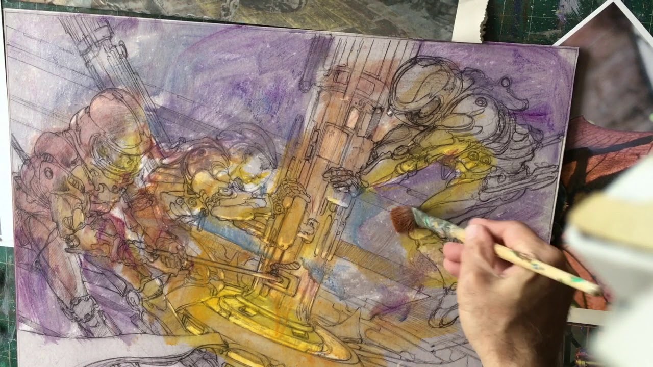 Calibration - Acrylic Wash Demonstration
