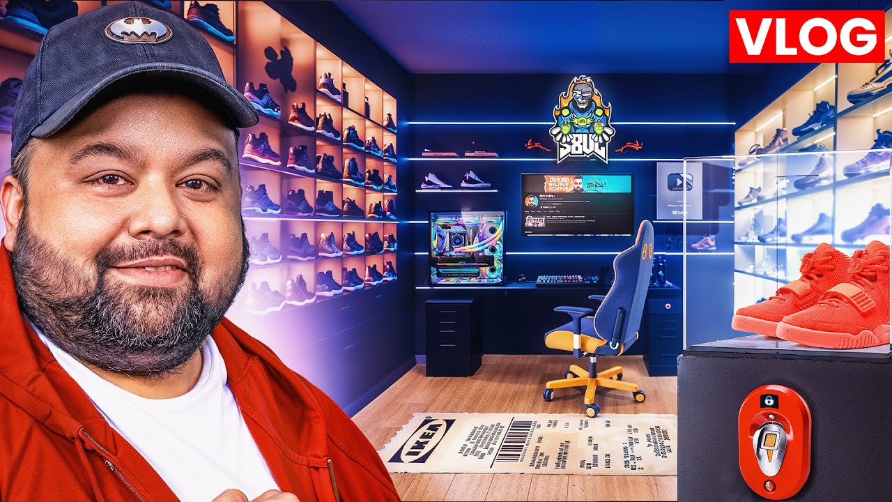 INSANE GAMING ROOM & ULTIMATE SNEAKER COLLECTION REVEAL! 🔥😱