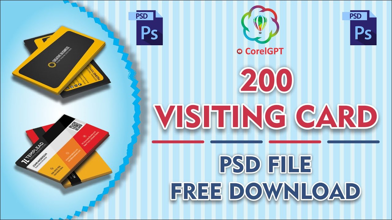 200 Visiting Card Psd File Free Download | visiting card psd file photoshop free download