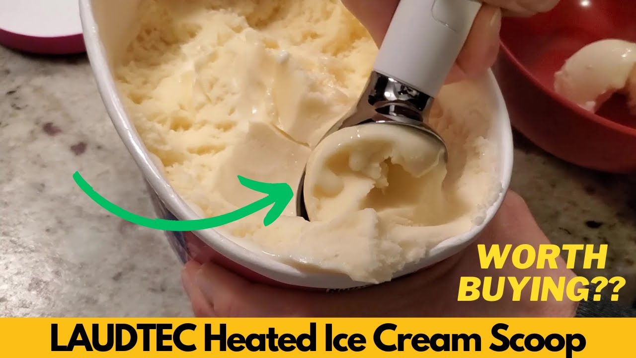 LAUDTEC NEWEST Heated Ice Cream Scoop, Rechargeable Electric Ice Cream Scooper - Worth Buying?