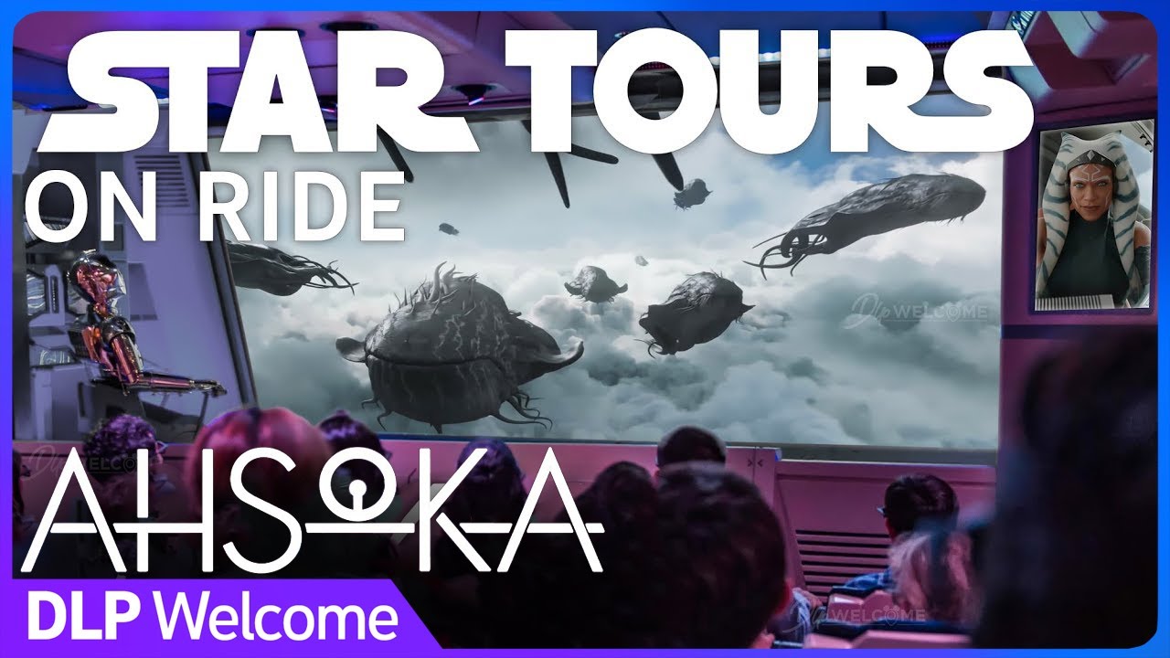 [NEW] Star Tours with Ahsoka - ON RIDE - Disneyland Paris