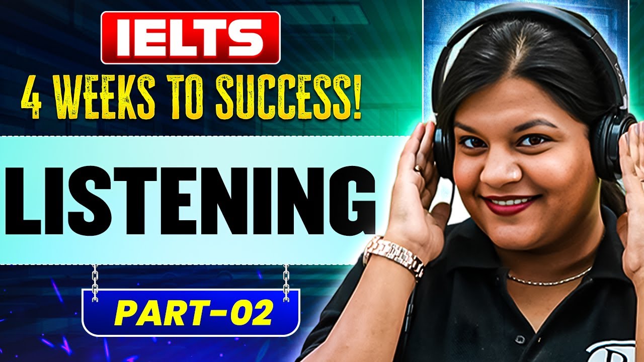 IELTS Listening – Day 2 🎧 | 4 Weeks to Band 8 🔥 FREE IELTS Preparation Full Course