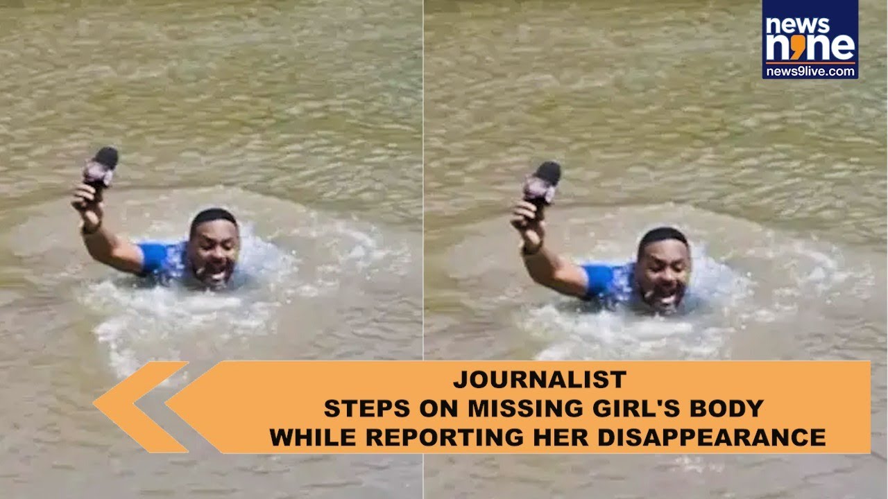 Journalist steps on missing girl's body during live report in Brazil | WATCH