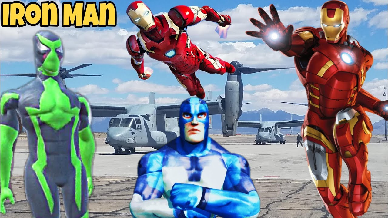 Rope Frog vs Iron Man vs  rope hero | Rope Frog ninja hero | Rope hero vice town