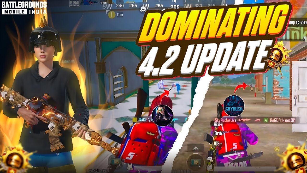New Update 4.2 Highlights 🔥| BGMI Highlights | Levi Gaming 