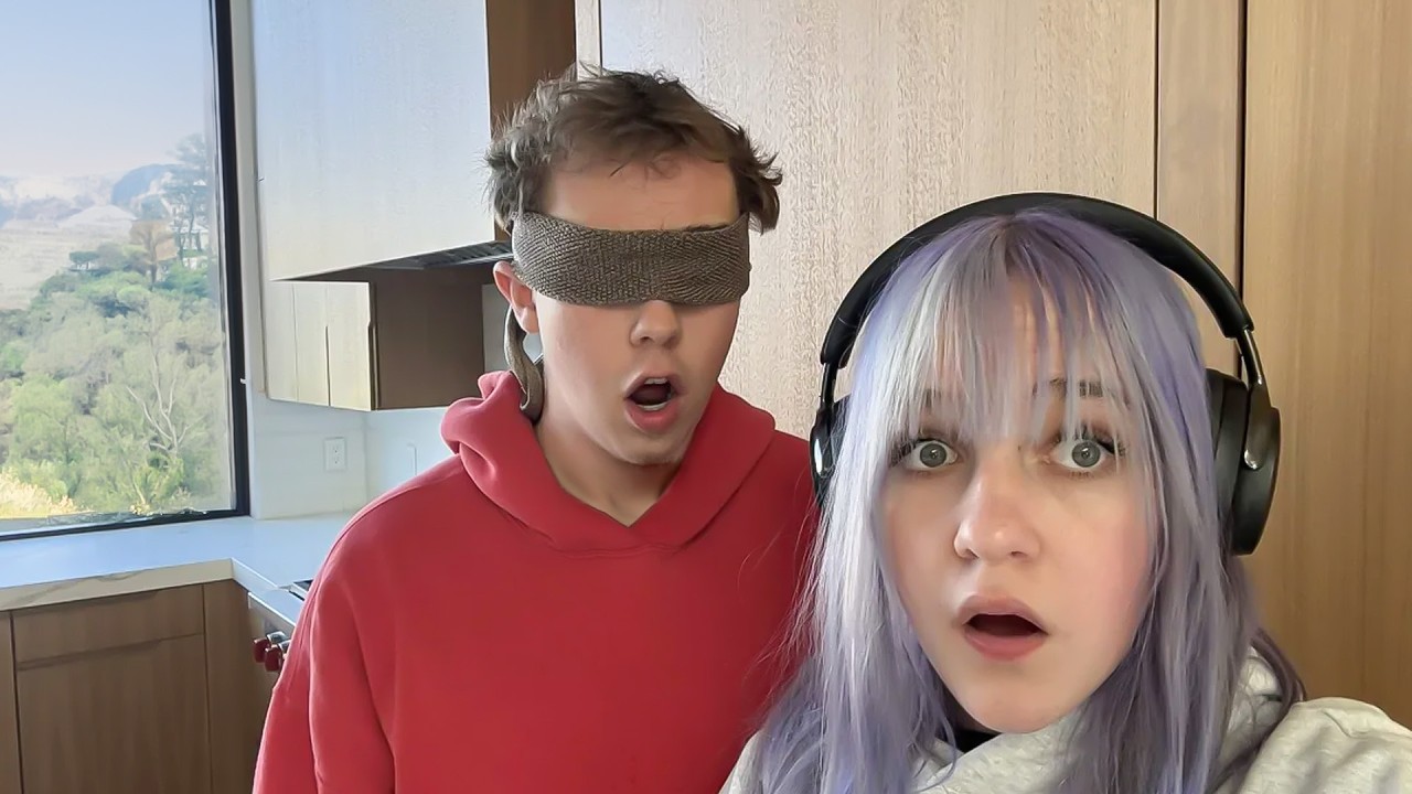 BLIND AND DEAF COOKING CHALLENGE WITH SPLINK!!