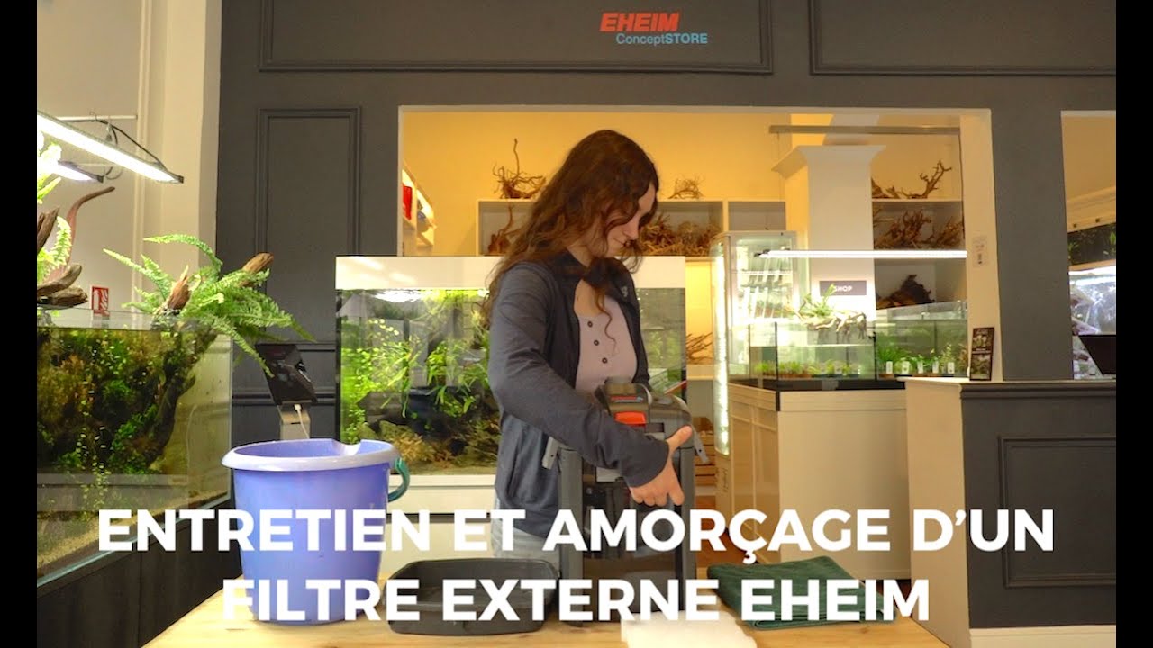 Comment entretenir et amorcer un filtre EHEIM ?