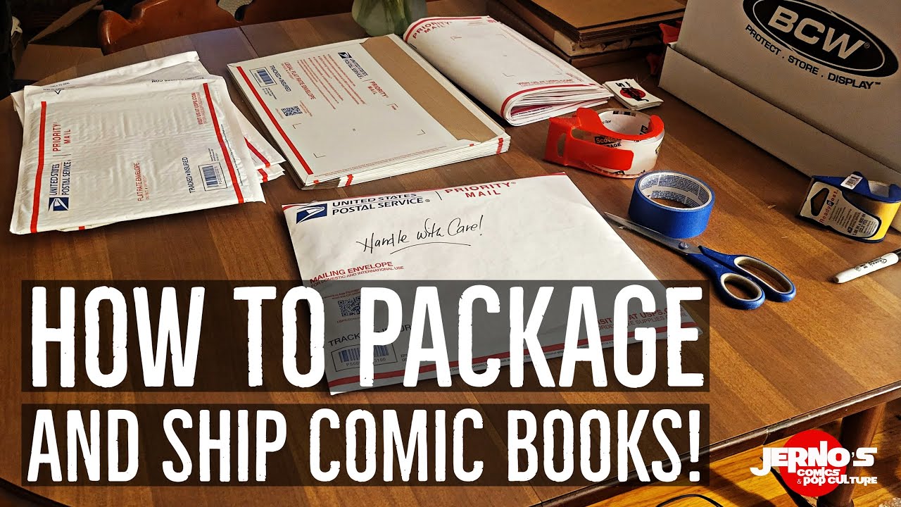 How To Package and Ship Comic Books