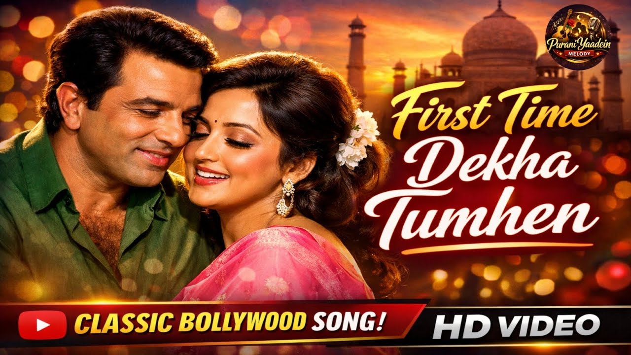 First Time Dekha Tumhen 💕 | Romantic Bollywood Song | Hema Malini & Dharmendra | Evergreen Love Song