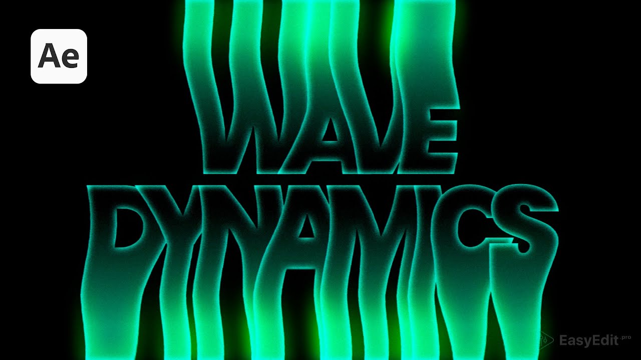 Liquid Text Effect and Animation | Typography Tutorial in After Effects