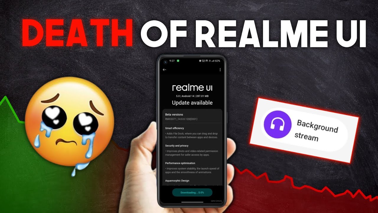 REALME UI New Update Review | Realme Device Background stream Features