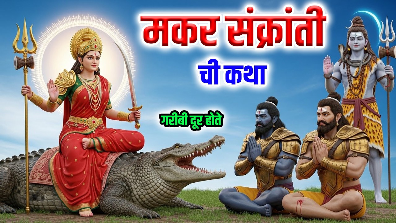 Makar Sankranti मकर संक्रांती ची कथा ऐकल्याने गरीबी दूर होते संक्रांती देवी प्रसन्न होते