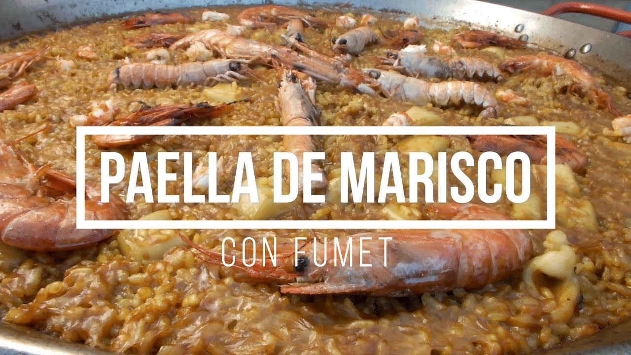 PAELLA DE MARISCO (con fumet)