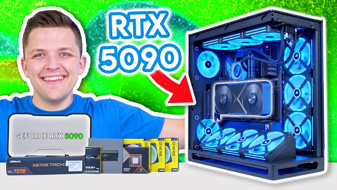 Ultimate RTX 5090 Gaming PC Build 2025! 🚀 [Testing NVIDIA's Latest GPU at 4K & 1440p]