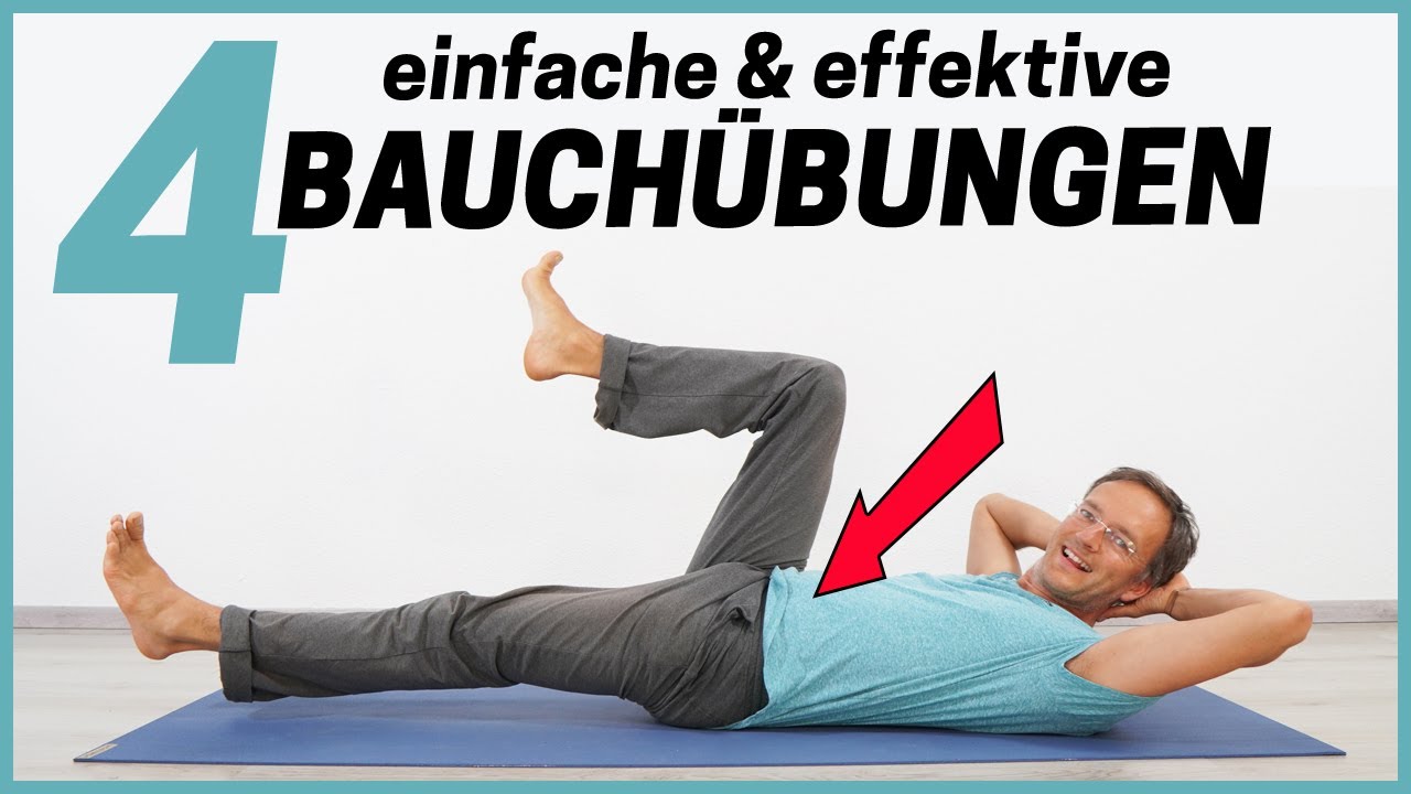 4 einfache & effektive Bauchübungen (Yoga für Anfänge Teil 4)
