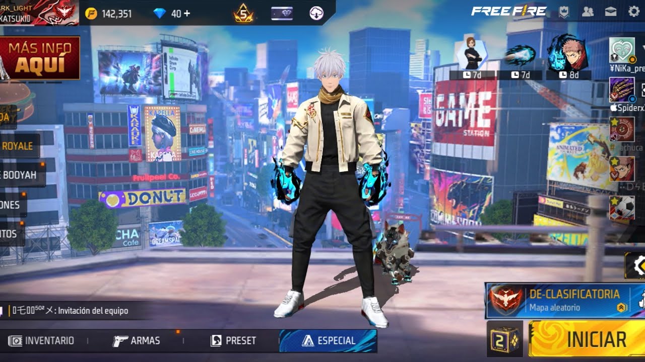 SACÁNDOME LOS PUÑOS DE ITADORI | FRE FIRE