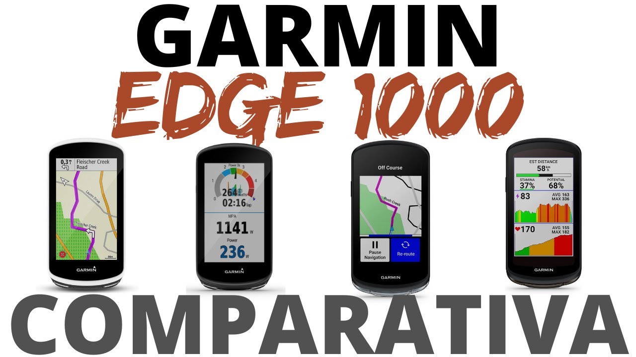 Comparativa CICLOCOMPUTADOR GARMIN EDGE 1030, 1030 PLUS, 1040 y 1040 SOLAR en español