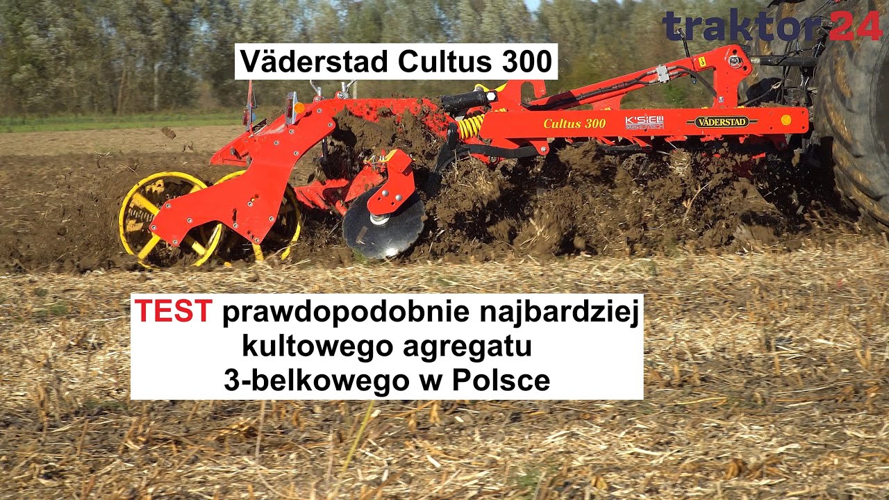 Väderstad Cultus 300 testowaliśmy na polach po zebranych: rzepaku, soi oraz kukurydzy #väderstad