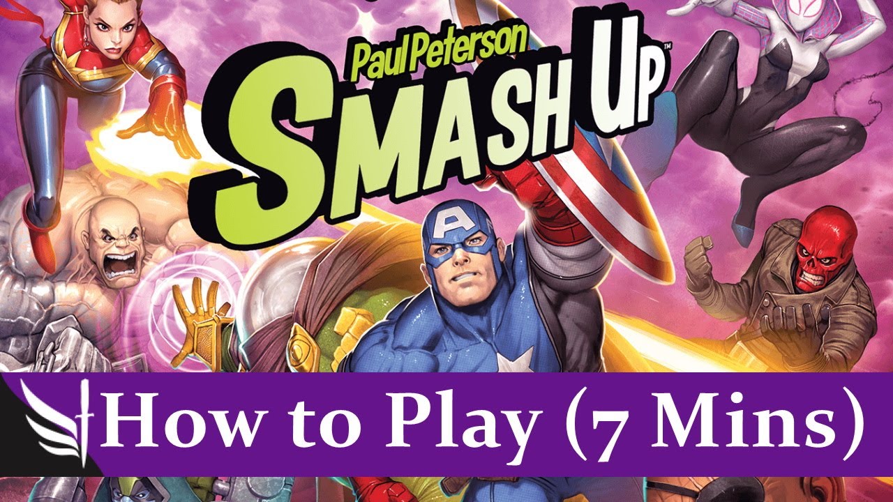 How to play Smash Up: Marvel (Rules for ANY Smash Up Game!)