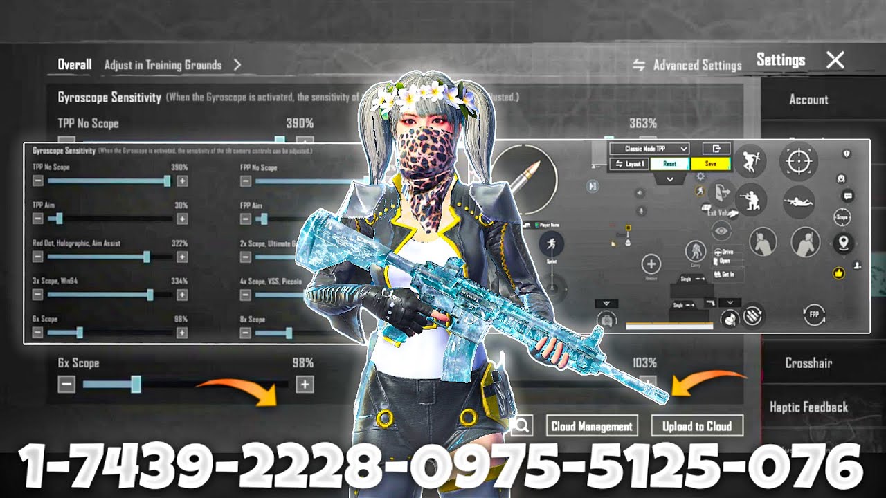 NEW UPDATE 4.2🔥BEST SENSITIVITY CODE + CONTROL SETTINGS BGMI/PUBG MOBILE